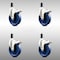 Service Caster 5 Inch 316SS Solid Poly Swivel 1-3/8 Inch Expanding Stem Caster Set Lock Brake SCC-SS316TTLEX20S514-SPUS-138-4 - alternate 1